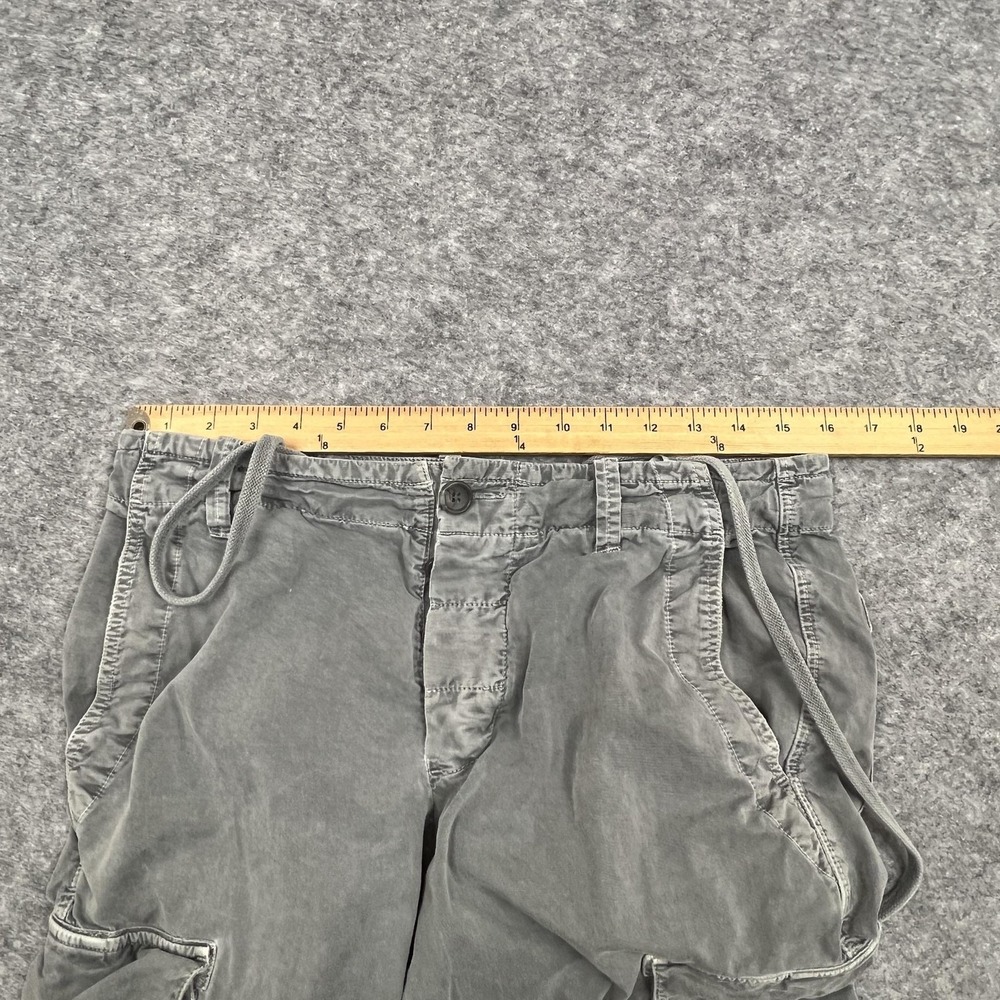 James Perse Pants Mens 32x33 Gray Green Cargo Relaxed Fit Cotton Canvas Standard - Picture 15 of 16